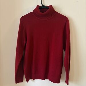 Red Turtleneck Sweater